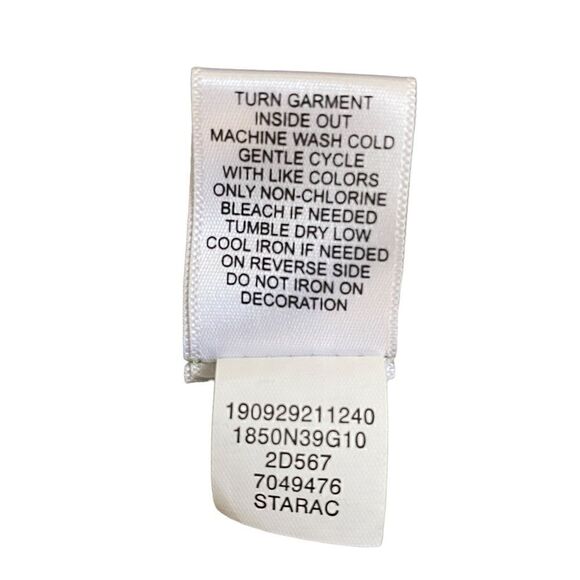 World Unity Boho Green Embellished Top Size M - Picture 6 of 6